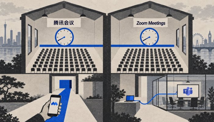 腾讯会议还是Zoom:都限40分钟,企业控制项差很多