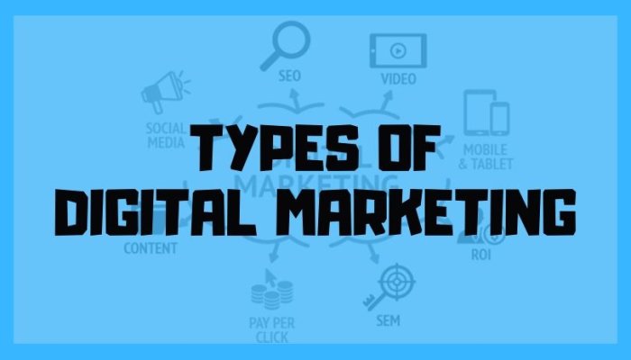 Types Of Digital Marketing And How To Use Them In Your Business