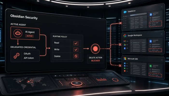 Obsidian Security Raises $85M as AI Agents Inherit SaaS Permissions