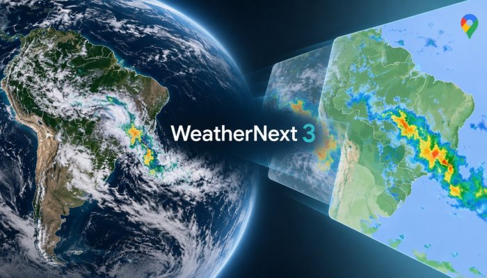 WeatherNext 3 atualiza a previsão a cada hora — e chega ao Google Maps