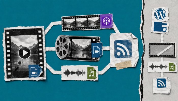 Blubrryは動画1回で音声も生成、PowerPressは対象外