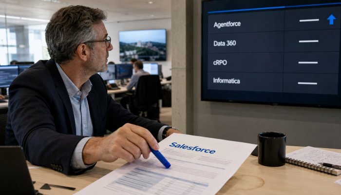 Salesforce transforma agentes em receita e eleva a projeção anual