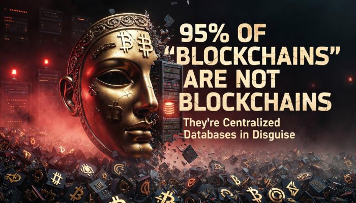 Part 7. 95% of “Blockchains” Are Not Blockchains At All — They’re Centralized Databases in Disguise