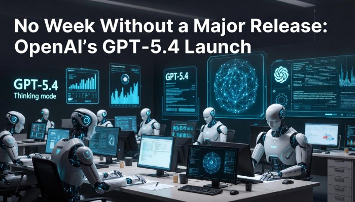 No Week Without a Major Release: OpenAI's GPT-5.4 Elevates AI Autonomy and Agency