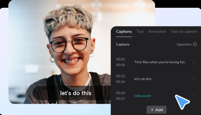 Customize Fonts and Effects Easily in an AI Caption Generator