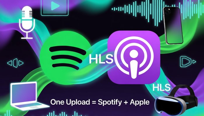 Spotify Embraces Apple’s HLS Tech for Video Podcasts, Simplifying Cross-Platform Publishing