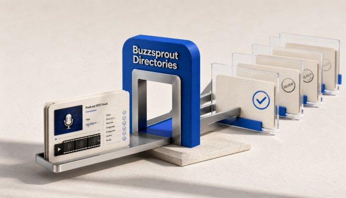 Buzzsprout gửi podcast tới 16 thư mục bằng một lần nhấp, nhưng vẫn cần kiểm tra duyệt