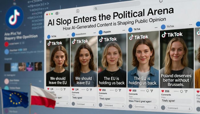 AI Slop Enters the Political Arena: Fake TikTok Videos Push for Poland's EU Exit