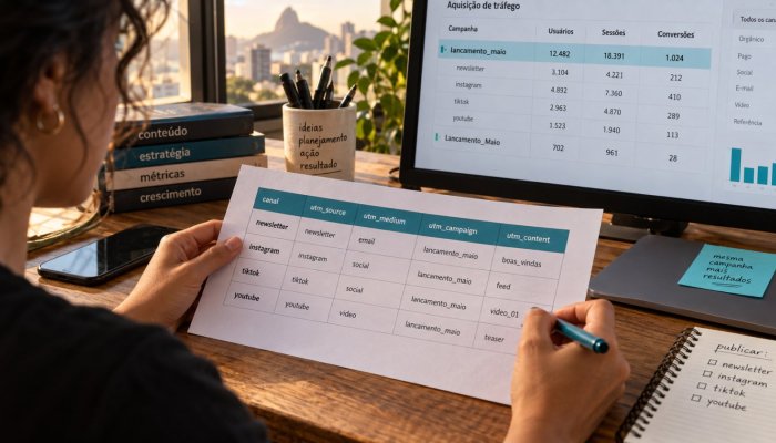 UTM inconsistente fragmenta o relatório — padronize antes de publicar