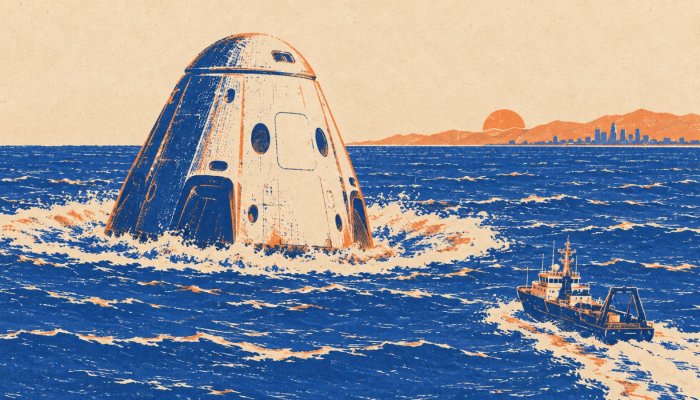Crew‑12 vuelve tras 237 días: su relevo ya esperaba en la EEI