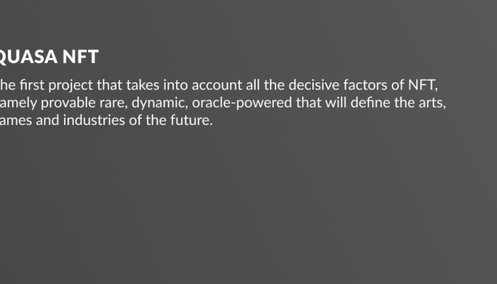 Quasa Merged Two App Into One QUASA NFT