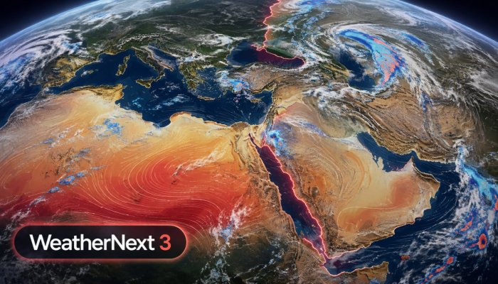 WeatherNext 3 يحدّث التنبؤ كل ساعة ويرفع الدقة المكانية خمسة أضعاف