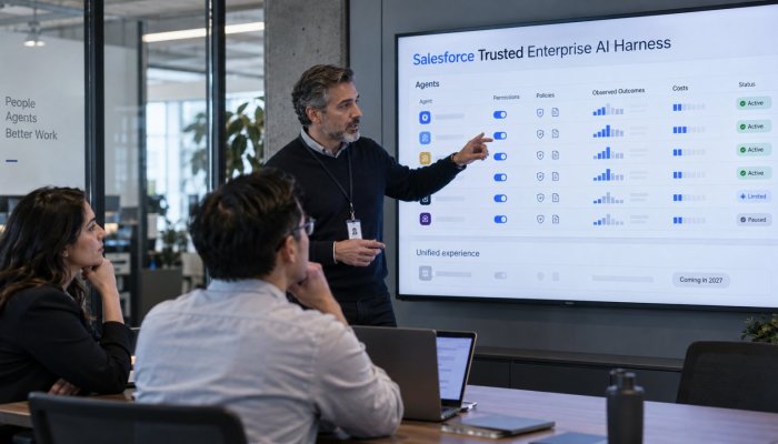 Salesforce crea un control para agentes: no estará completo hasta 2027