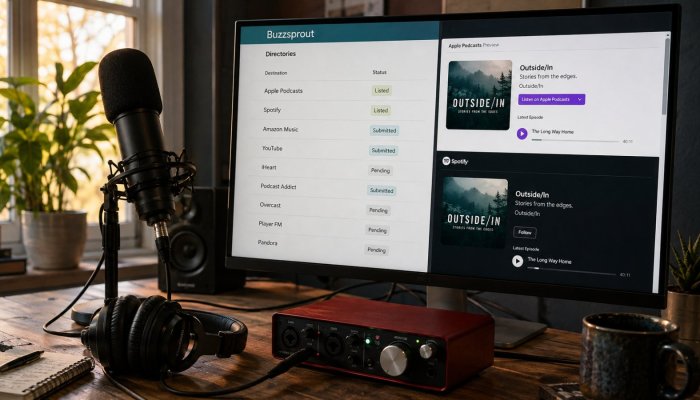 Buzzsprout Adds 16-Directory Submission—but Acceptance Still Matters