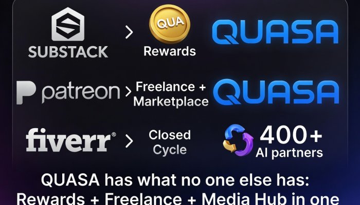 Strategic Pivot of QUASA: From Freelance Exchange to Full-Functional Web3 Hub for the Creator Economy