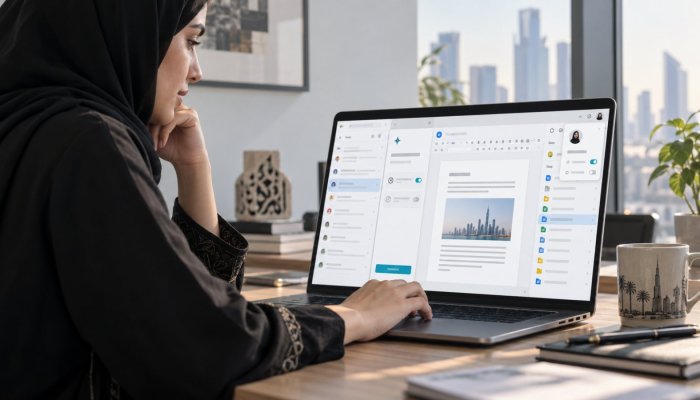 Gemini يعمل بين تطبيقات Workspace، لكن الوصول يتوقف على إعدادين