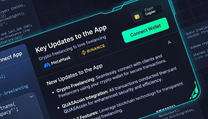 Key Updates to the Quasa Connect App for Crypto Freelancing