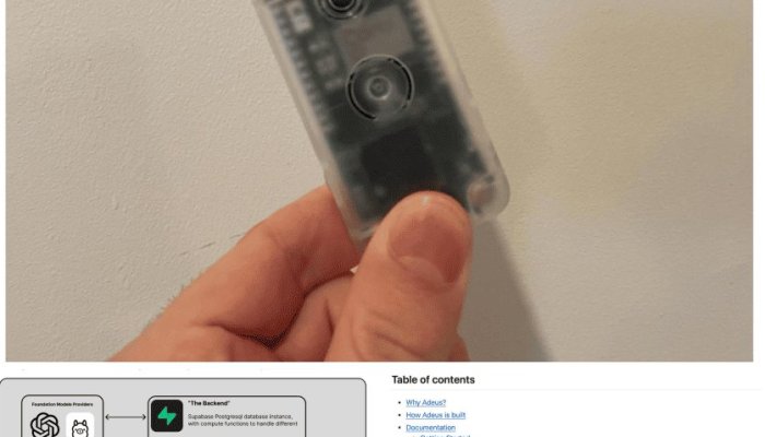 ADeus: Your Open-Source AI Assistant on a Wearable Device!