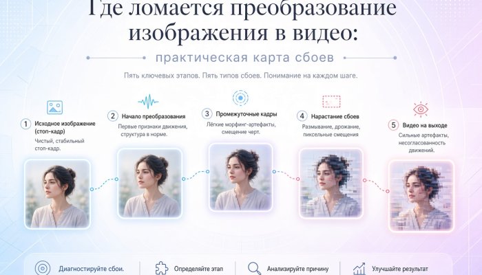 Где ломается преобразование изображения в видео: практическая карта сбоев