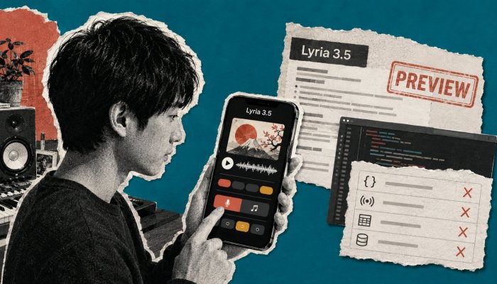 Lyria 3.5が日本でも提供開始、API版はプレビューのまま