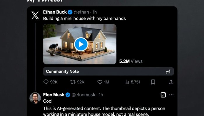 Guy Raises $55K+ in One Day on Real-Concrete Tiny Construction Kit — Then Gets Roasted for AI Video