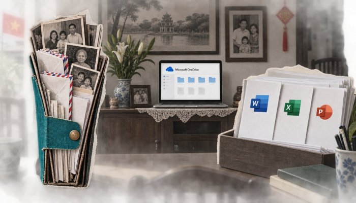 Google Drive hay OneDrive: 15 GB miễn phí đối đầu 1 TB kèm Office
