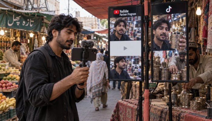 پاکستان میں YouTube یا TikTok؟ ویوز سے براہِ راست کمائی صرف ایک پر کھلتی ہے