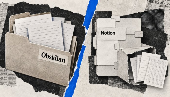Notion یا Obsidian؛ همکاری ابری بهای مالکیت فایل را دارد
