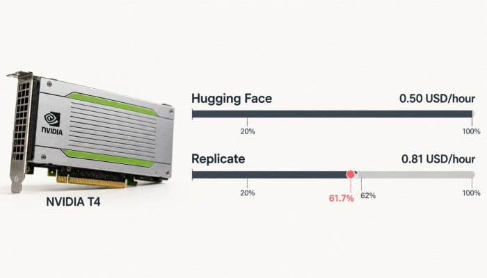 Hugging Face או Replicate: ניצולת של 62% הופכת את המחיר