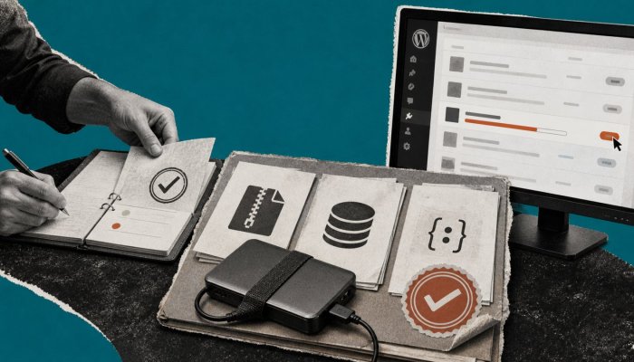 WordPress-Plugins sicher aktualisieren: Das Backup kommt vor dem Patch