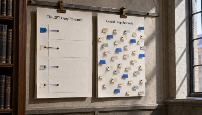 ChatGPT vagy Gemini Deep Research: a több forrás nem mindig jobb