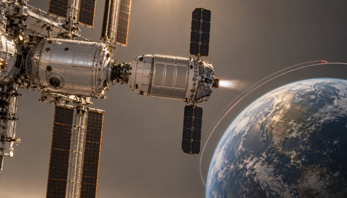 18 хвілін цягі Cygnus XL змянілі арбіту МКС перад Crew-13