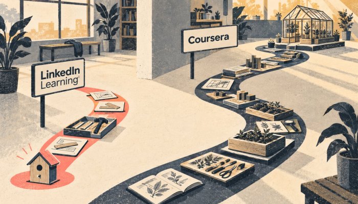 LinkedIn Learning หรือ Coursera: เรียนเร็วกับวุฒิเชิงลึกใช้แทนกันไม่ได้