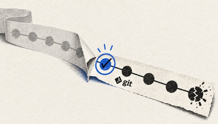 Git bisect znajduje wadliwy commit — test może wykonać całą pracę