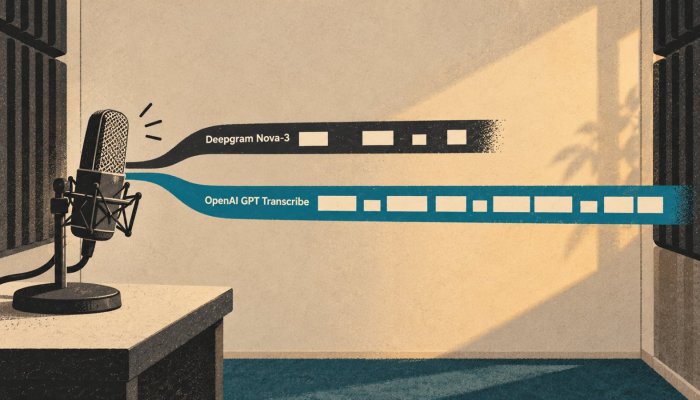 Deepgram of GPT Transcribe: snelheid en nauwkeurigheid wisselen van winnaar
