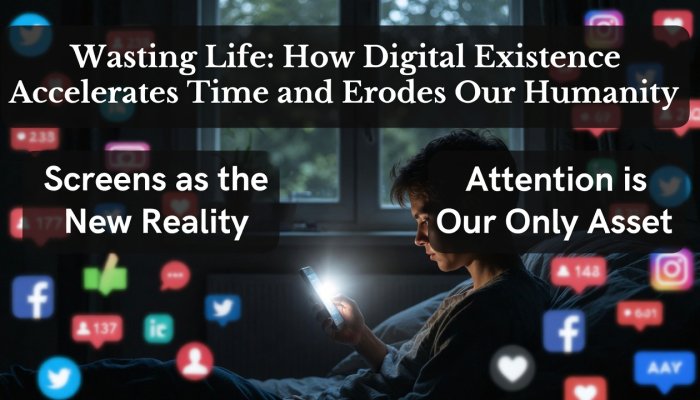 Wasting Life: How Digital Existence Accelerates Time and Erodes Our Humanity