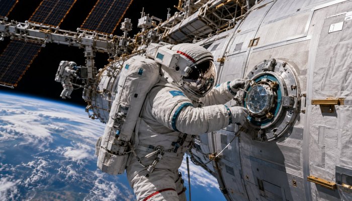 ISS’ye yeni yanaşma reflektörü takıldı, görevin bir bölümü ertelendi
