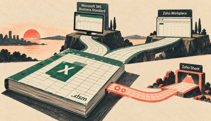 Microsoft 365 eller Zoho Workplace: Excel-behovet kan avgjøre
