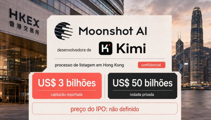 IPO da Moonshot mira US$ 3 bilhões — valuation de US$ 50 bi não é preço