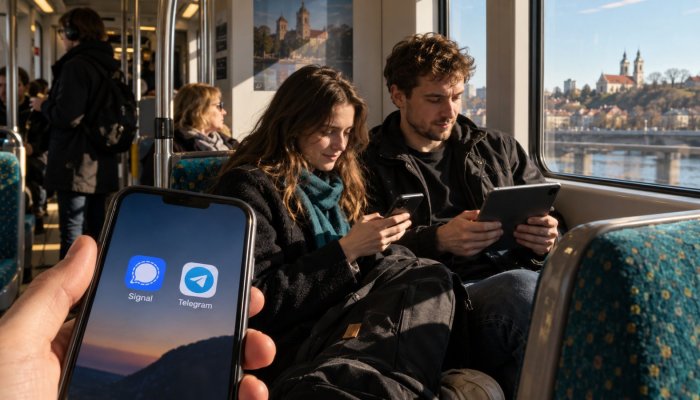„Signal“ ar „Telegram“ privatumui: numatytasis pokalbis lemia daugiau nei pažadas