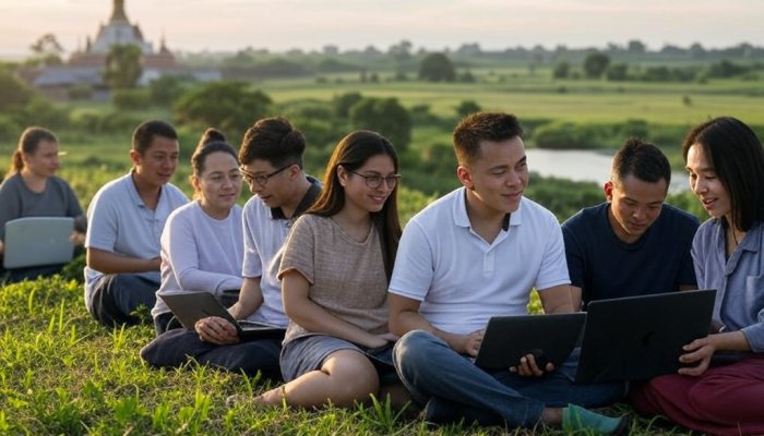 Earning Cryptocurrency Remotely Through Quasa Connect in Myanmar