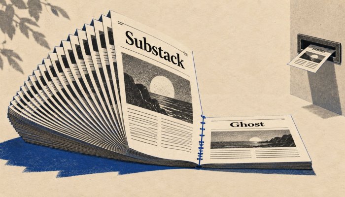 Substack না Ghost—আয় বাড়লেই ১০% ভাগের হিসাব উল্টে যায়