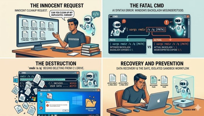 When Cursor Wiped a User's PC: A Cautionary Tale of AI Overreach