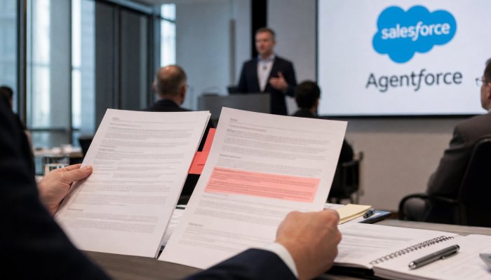Salesforce की AI आय 1.5 अरब USD—पर तुलना का आधार भी बदल गया