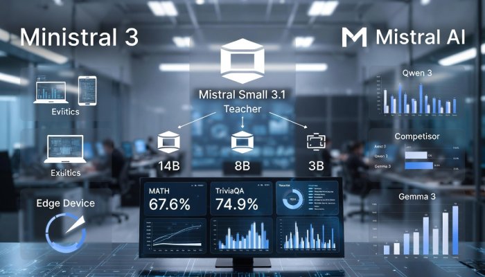 Mistral AI Teaches Small Models to Think Like Giants Using Cascade Distillation