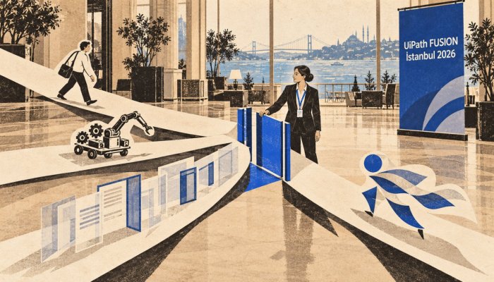 UiPath İstanbul’da ajanları iş akışına bağladı; denetim merkezde