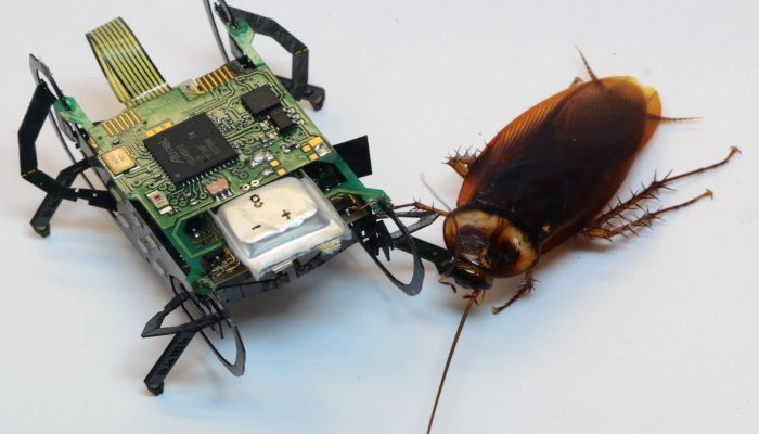 Army of Backpack-Wearing Cyborg Cockroaches Swarm Desert Target