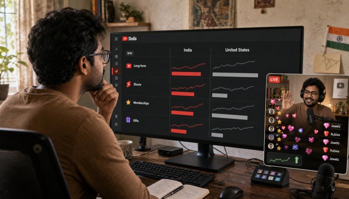 YouTube monetization India vs USA: भारत और अमेरिका में कमाई का अंतर