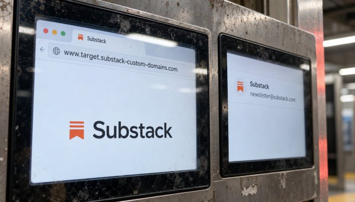 Domínio no Substack custa US$ 50 — e não muda o e-mail enviado