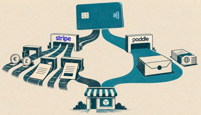Stripe vai Paddle? Verovastuu voi syödä halvemman maksun edun